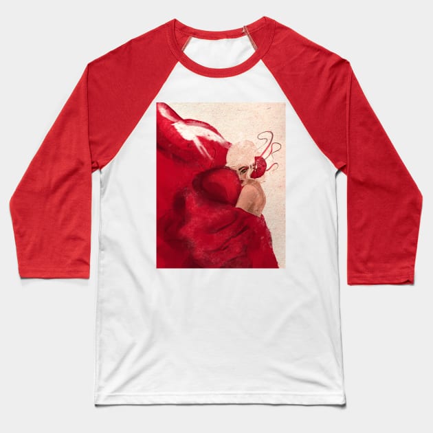 Fashion girl Baseball T-Shirt by valentyna mohylei